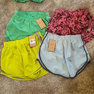 BUNDLE: 4 pairs of new with tags size small Nike running shorts